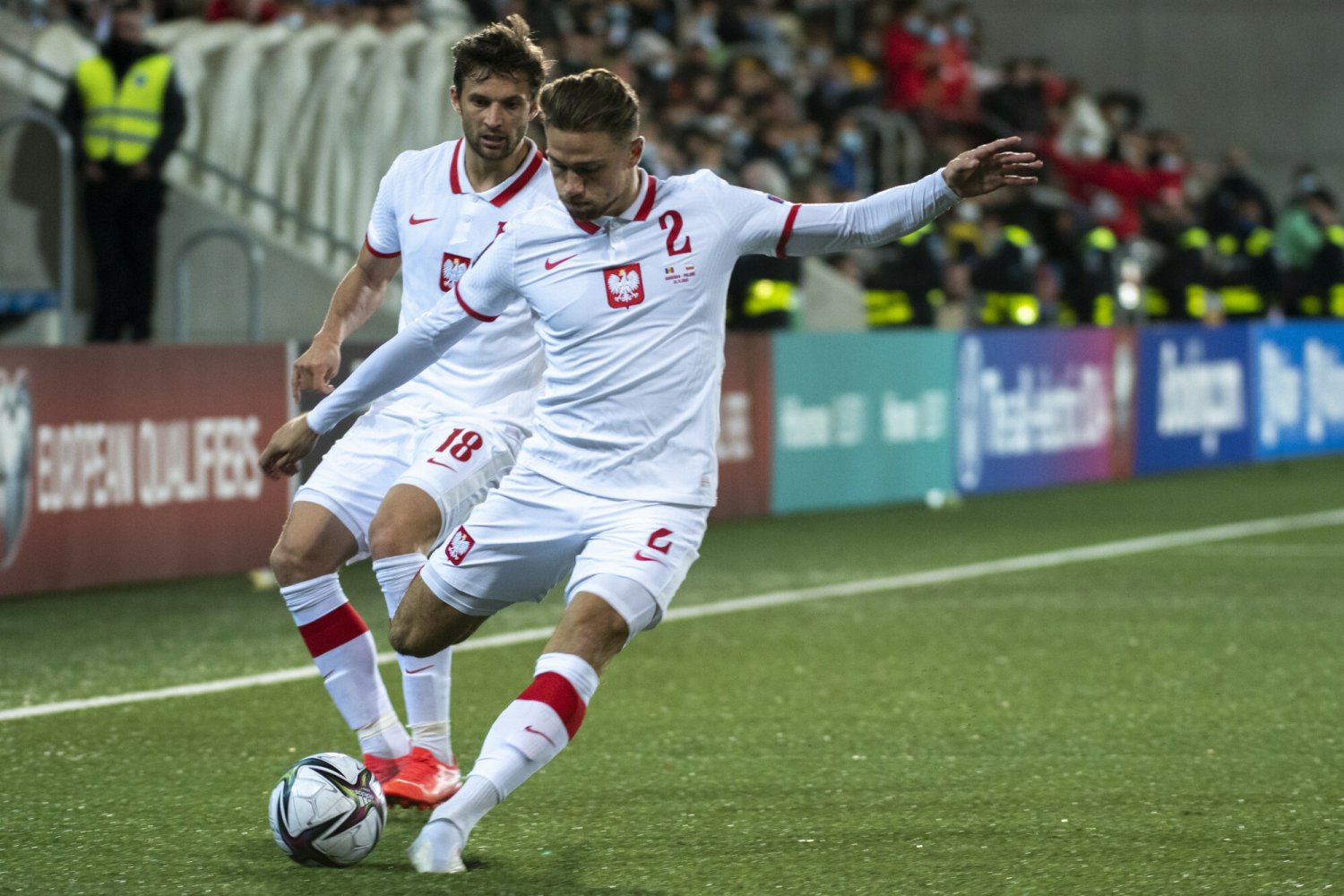 Matty Cash zadebiutował w polskiej kadrze meczem z Andorą, zagrał w piątek pół godziny