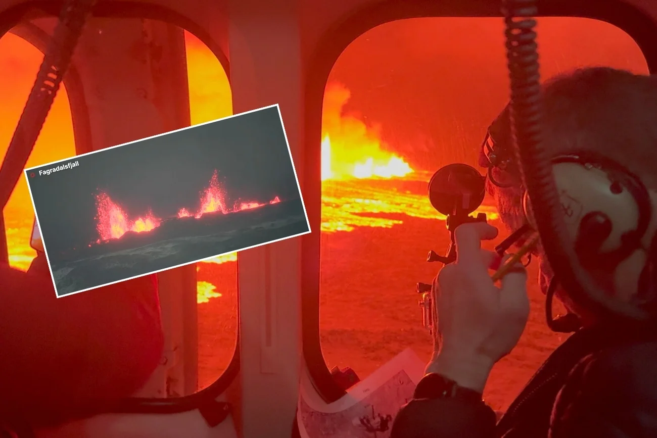 Erupcja wulkanu rozpoczęła się w poniedziałek wieczorem
