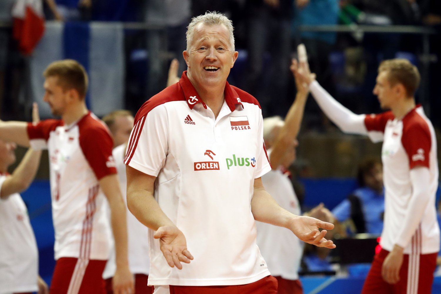 Polacy zmierzyli się w 2. rundzie MŚ z Serbami. Vital Heynen ma powody do radości