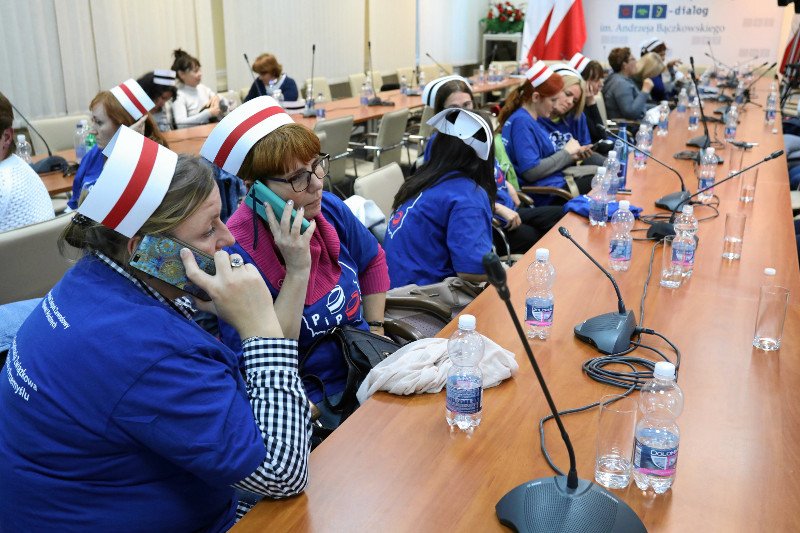 Protest pielęgniarek w Przemyślu. Zdjęcie poglądowe.