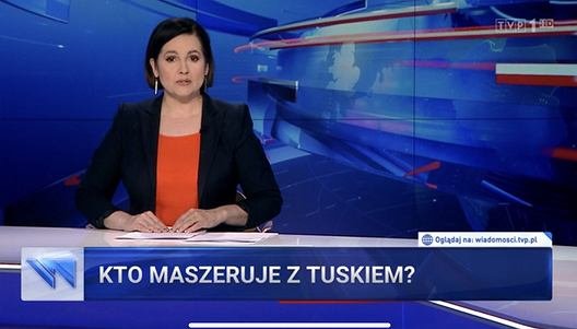 Wiadomości TVP o Marszu Tuska
