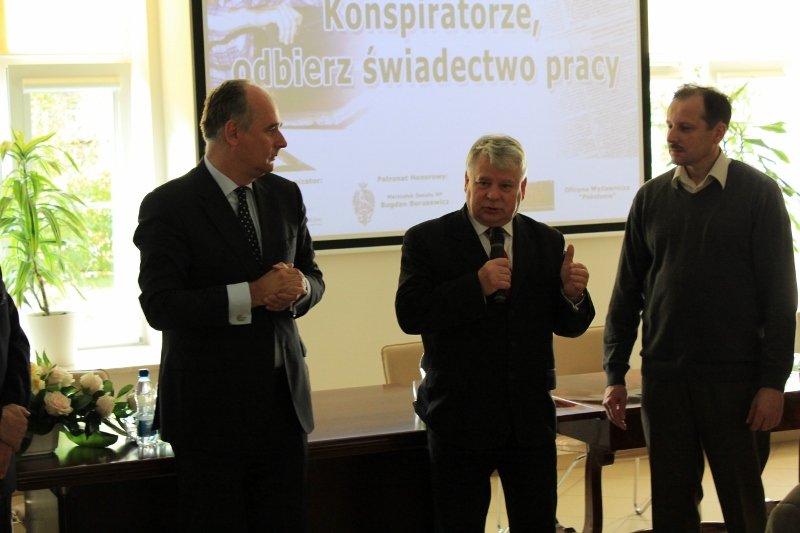 Inauguracja kampanii "Konspiratorze, odbierz świadectwo pracy" - 05.10.2012