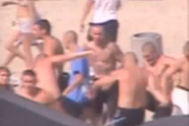 Kadr z nagrania wykonanego przez monitoring