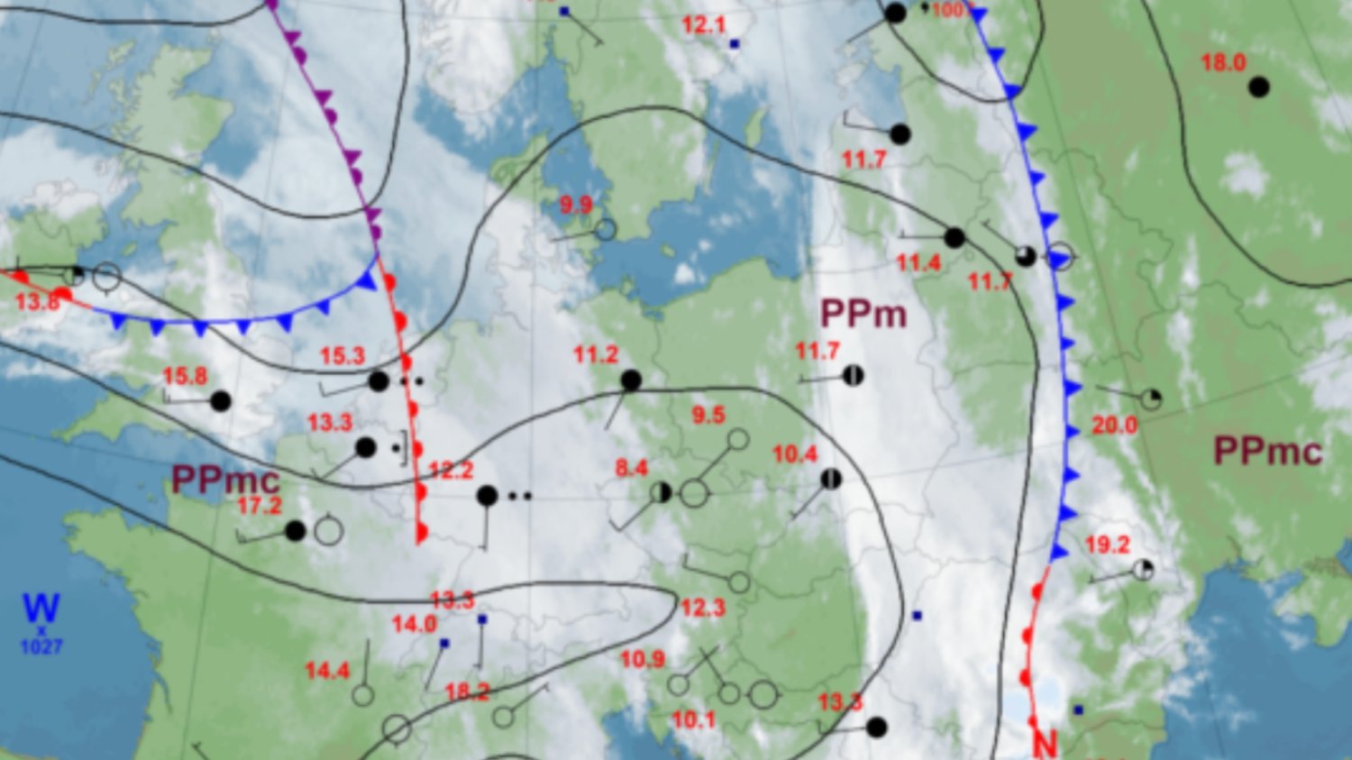 Pogoda na weekend załamuje. Niby czerwiec, a będzie jak w listopadzie Pogoda, prognoza pogody, mapa