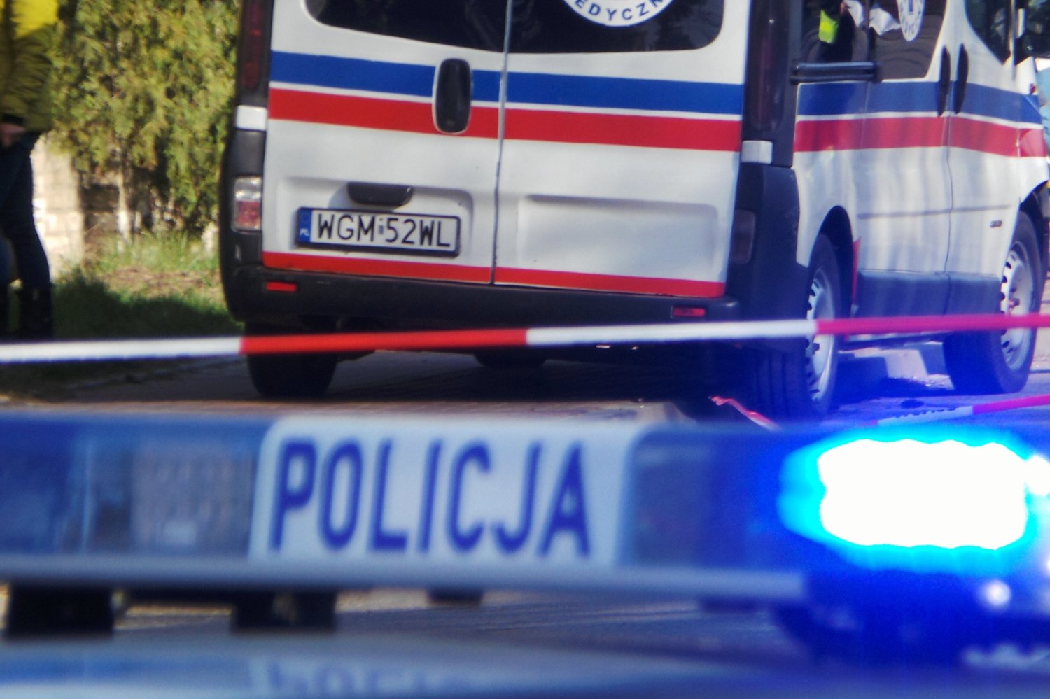Dramatyczne sceny na drodze ekspresowej. Na miejscu są policyjni negocjatorzy