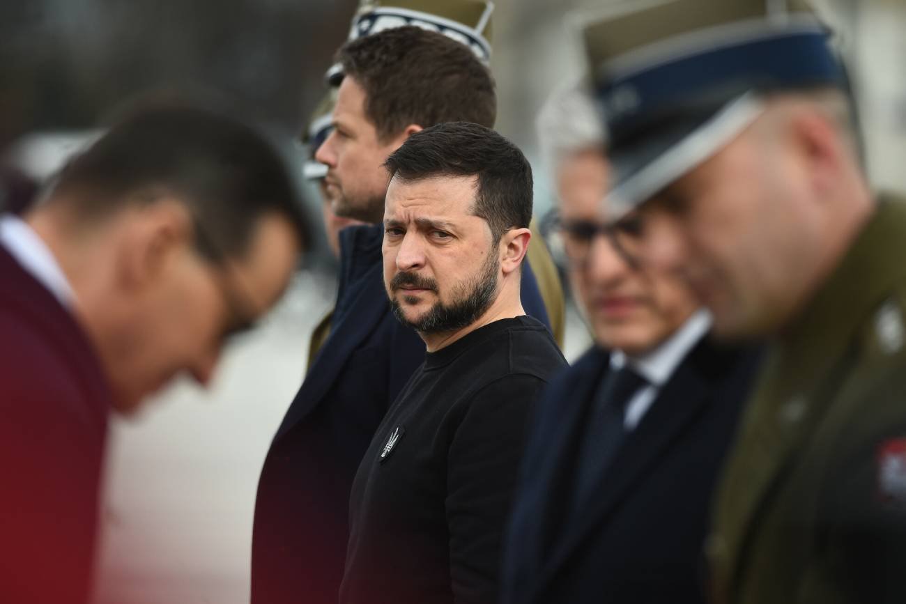 Wołodymyr Zełenski, Rafał Trzaskowski, Mateusz Morawiecki