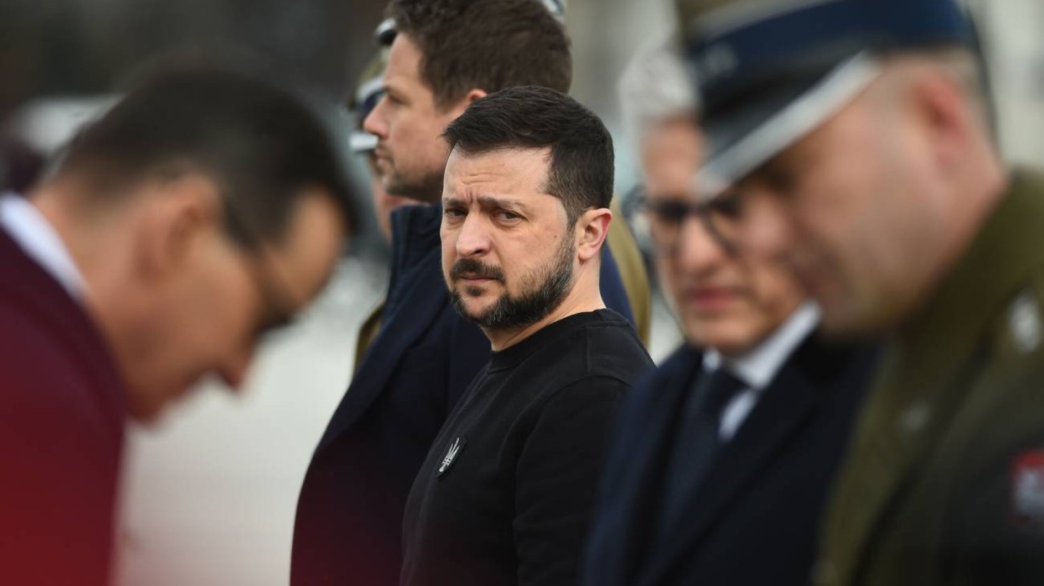 Wołodymyr Zełenski, Rafał Trzaskowski, Mateusz Morawiecki