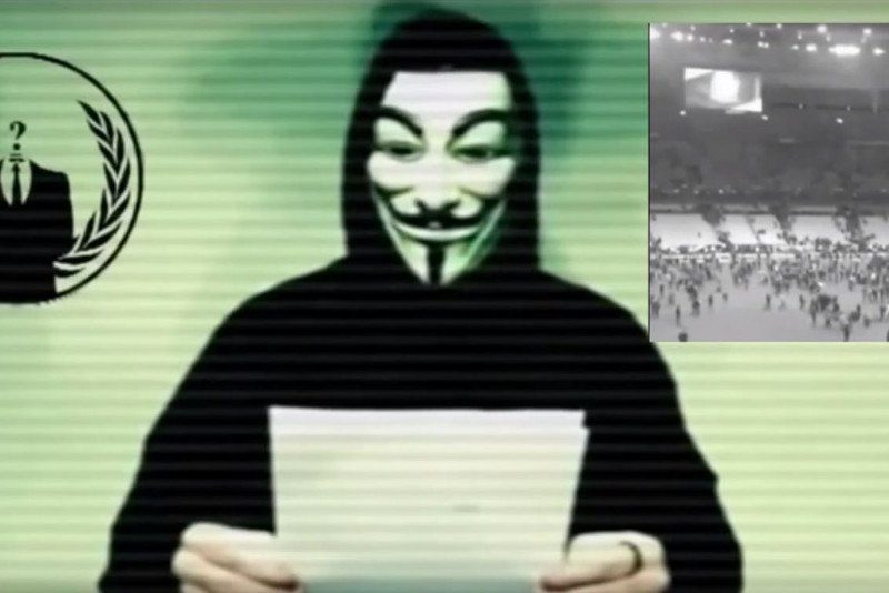 Wiadomość, jaką przekazała organizacja Anonymous po zamachach w Paryżu.
