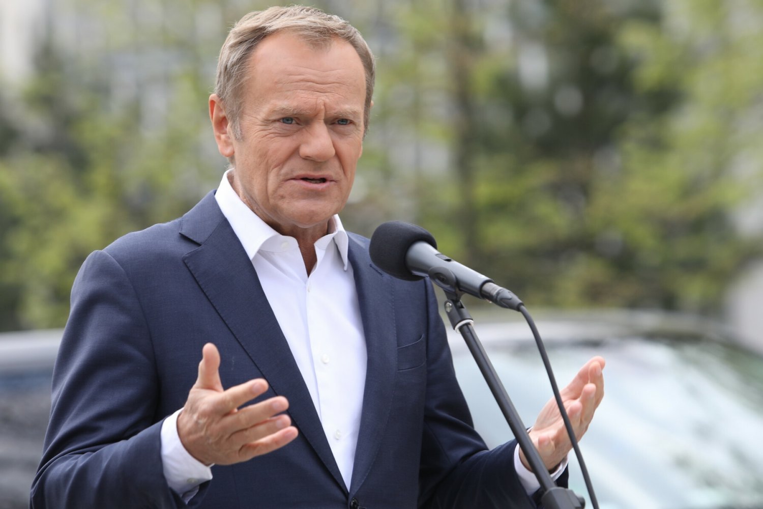 Donald Tusk skrytykował po raz kolejny TVP Info.