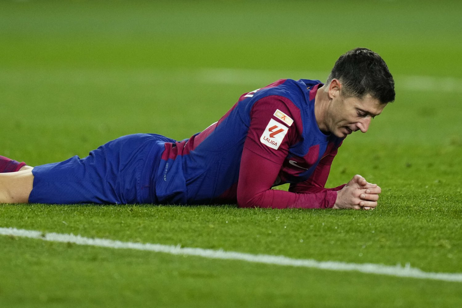 Lewy nie zagra w najbliższym meczu FC Barcelony w Lidze Mistrzów