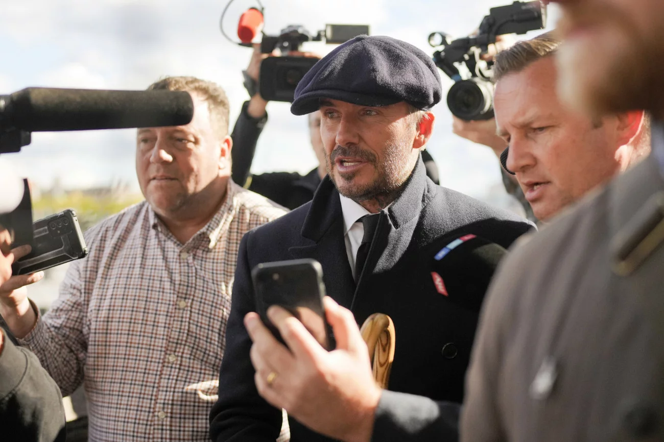 David Beckham został zauważony w kolejce do trumny Elżbiety II.