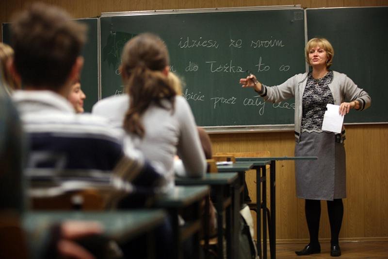 Lekcja "Przystosowania do życia w rodzinie" w jednym z krakowskich liceów.