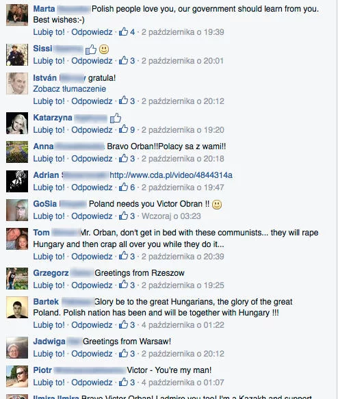 Polacy do dziś okazują poparcie dla premiera Węgier