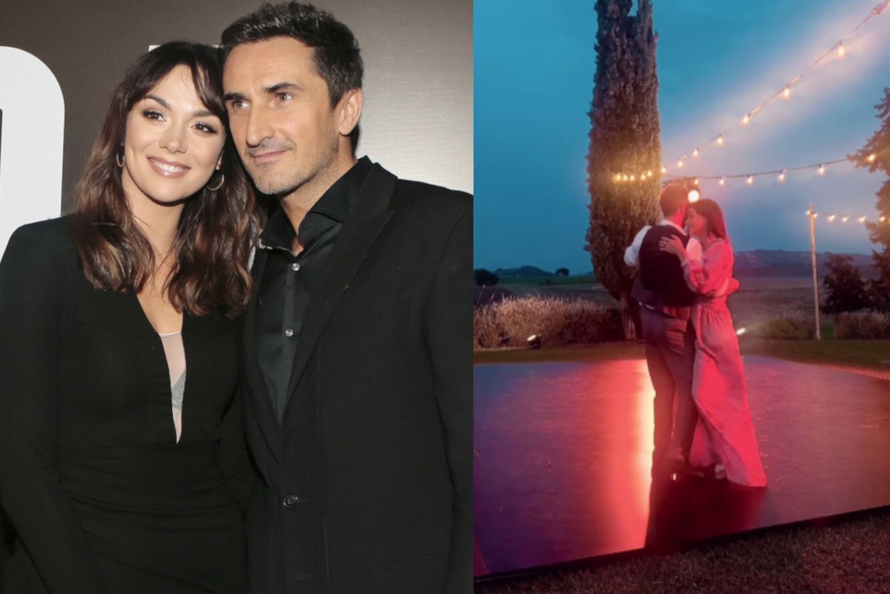 Paulina Krupińska i Sebastian Karpiel-Bułecka bawili się na weselu u Lewandowskich.