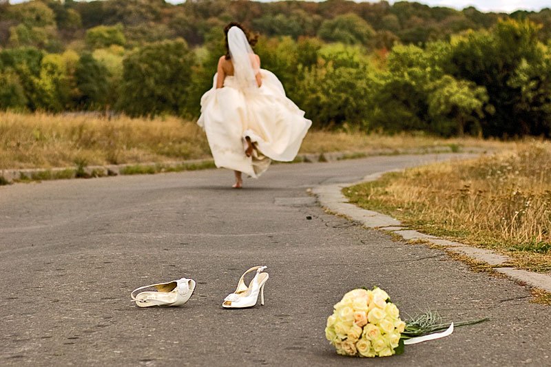 Ucieczka przed ślubem bywa lepszym pomysłem niż próba przemęczenia się w niechcianym małżeństwie.