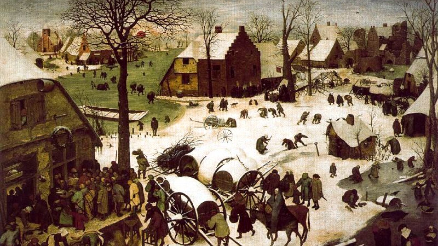 Pieter Bruegel Starszy, Spis ludności w Betlejem, Królewskie Muzea w Brukseli