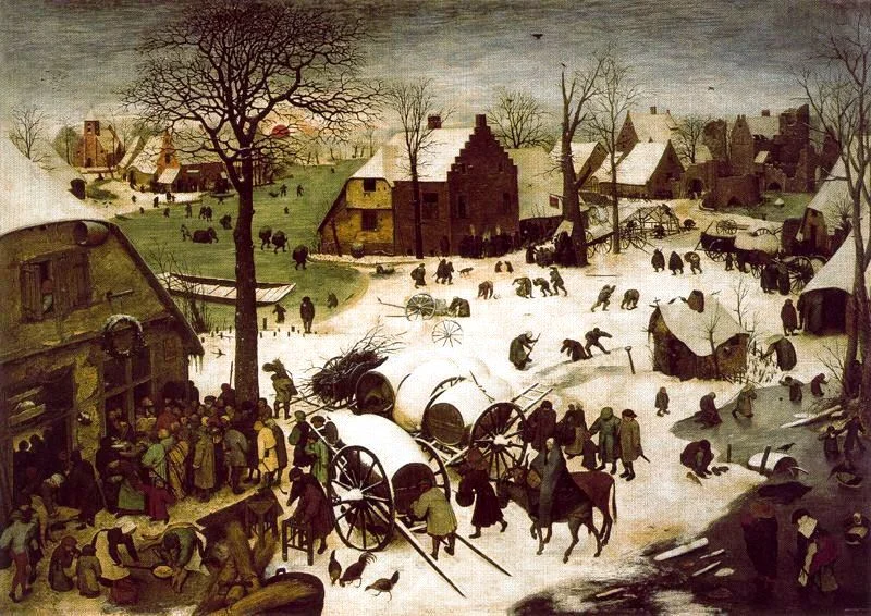 Pieter Bruegel Starszy, Spis ludności w Betlejem, Królewskie Muzea w Brukseli