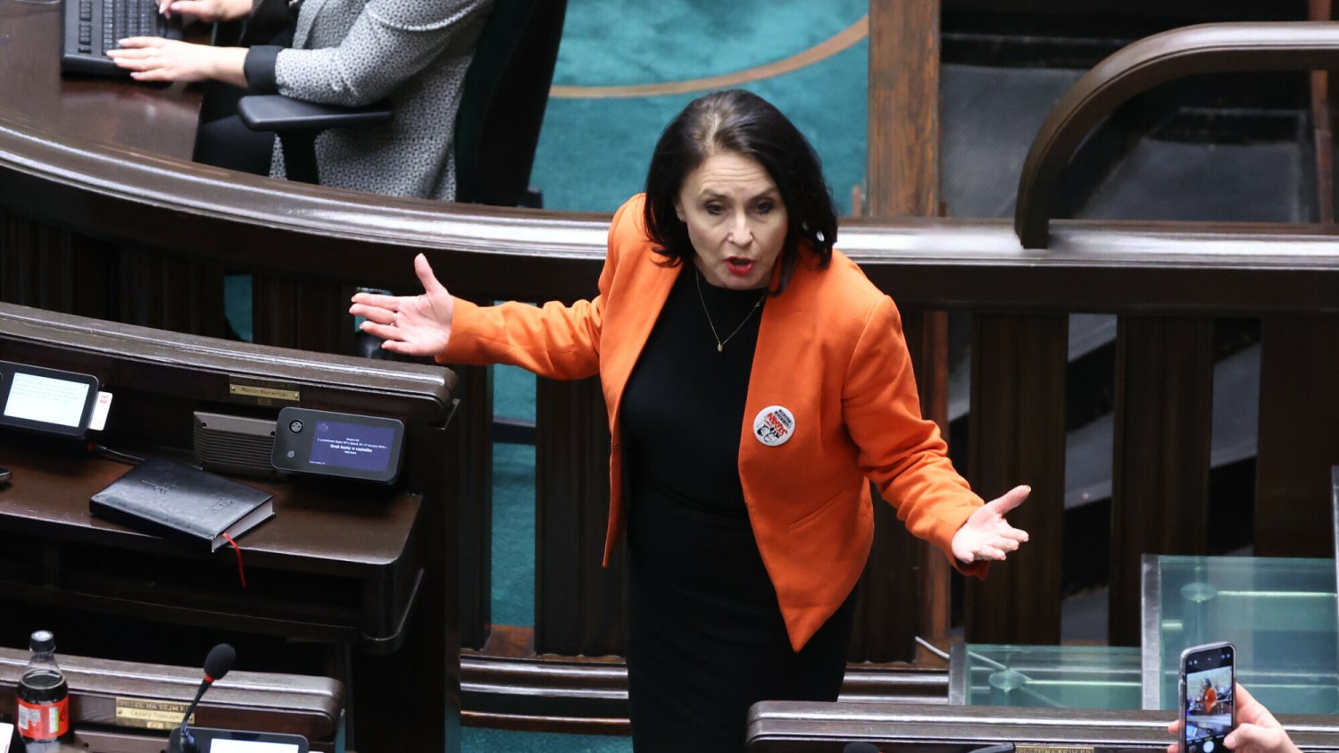 Wojciechowska van Heukelom zszokowała w Sejmie. To miała mówić do Filiks.