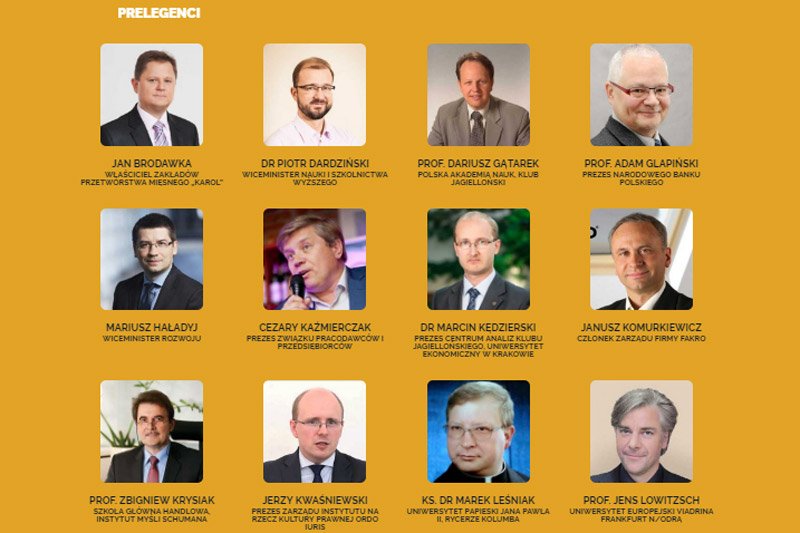 Na Chrześcijańskim Forum Przedsiębiorczości głos zabierze aż 30 prelegentów. Sami mężczyźni...