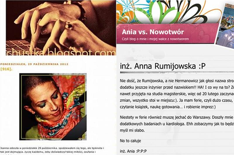 Joanna Sałyga, czyli "Chustka", przez dwa lata opisywała na blogu walkę z rakiem