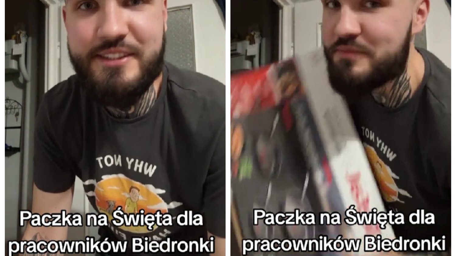 Co jest w paczce dla pracownika Biedronki? Internauci są w szoku