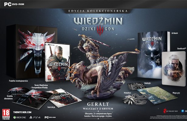Wiedźmin 3: Dziki Gon - edycja kolekcjonerska