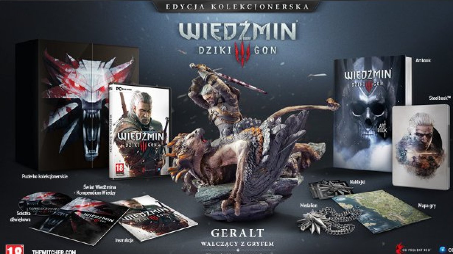 Wiedźmin 3: Dziki Gon - edycja kolekcjonerska