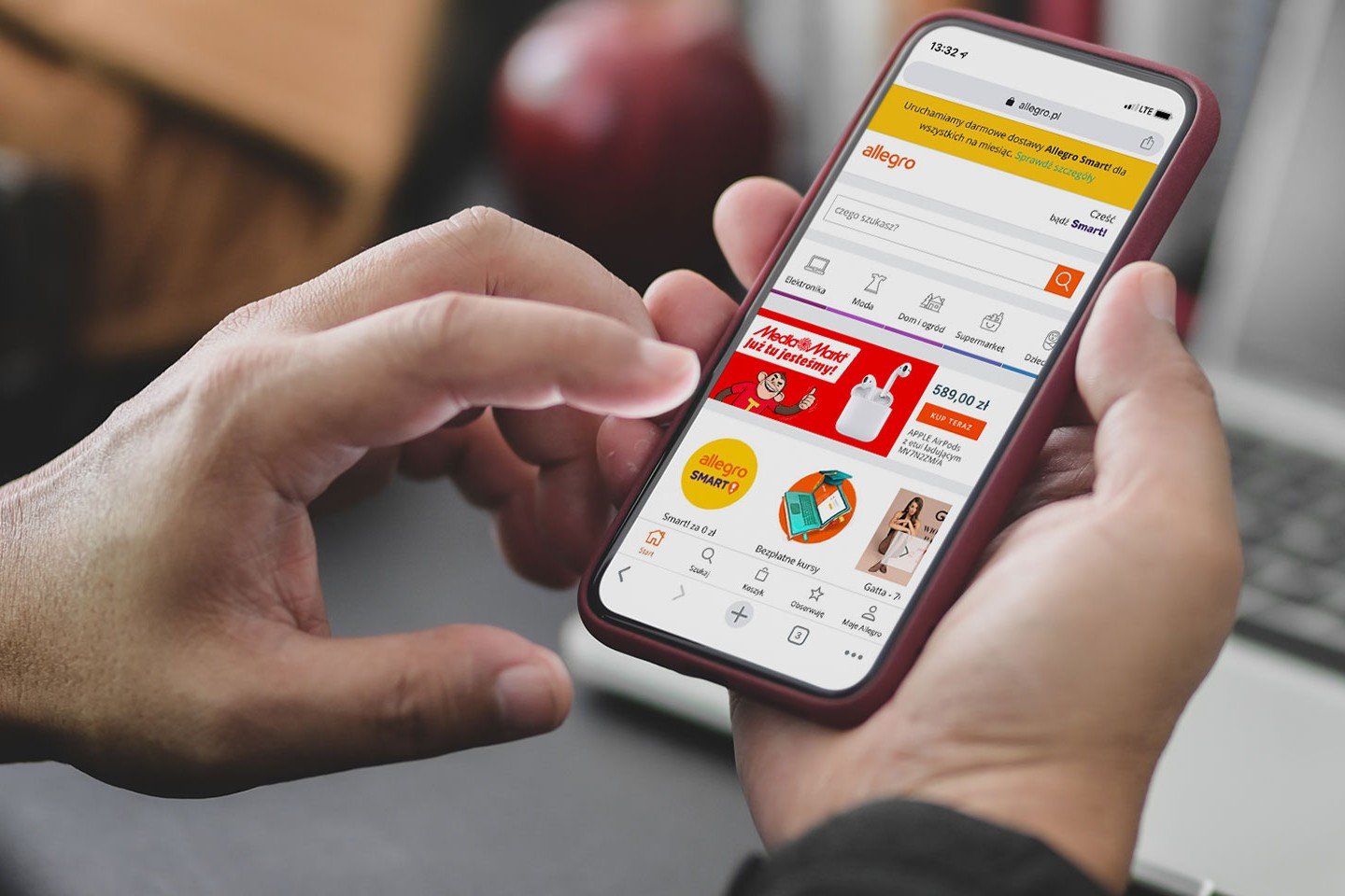 Allegro rozpoczyna współpracę z MediaMarkt. Będzie dostępnych ponad 2 tys. ofert produktów znanych marek. Allegro rozpoczyna współpracę z MediaMarkt. Będzie dostępnych ponad 2 tys. ofert produktów znanych marek.