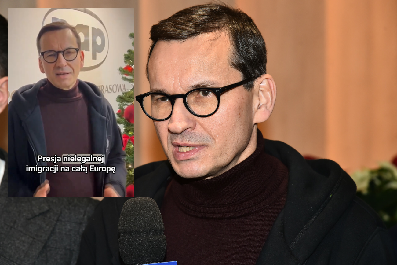 Morawiecki wrzucił filmik ze swojego "dyżuru" w PAP. Oto co powiedział żołnierzom.