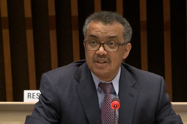 Szef Światowej Organizacji Zdrowia (WHO) Tedros Adhanom Ghebreyesus broni Chin ws. pochodzenia koronawirusa SARS-CoV-2.