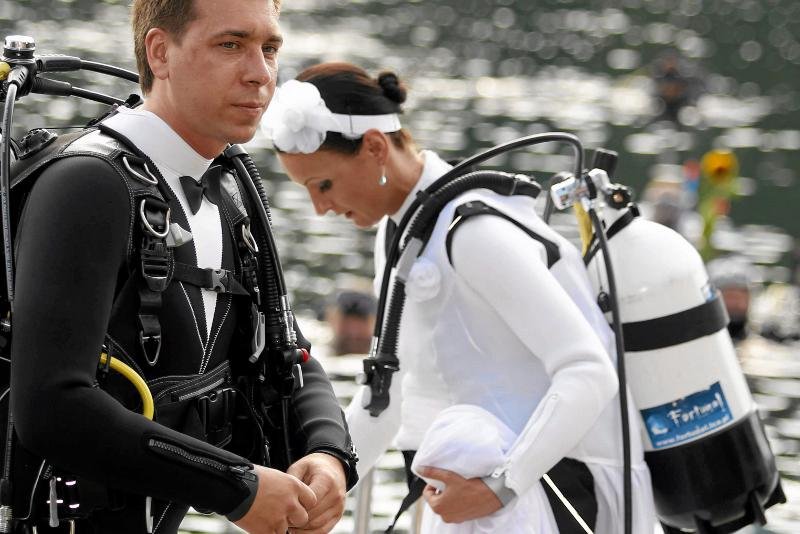 Ślub pod wodą a wesele gdzie?