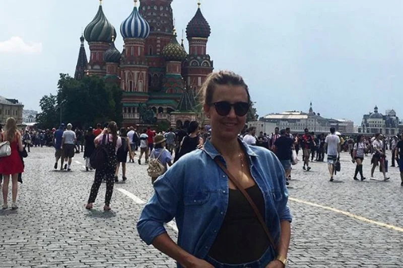 Milena Lewandowska-Miros także przyjechała do Rosji, żeby kibicować bratu Robertowi.