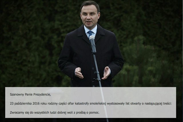 Andrzej Duda jest ostatnią nadzieją osób, które nie chcą, aby wyciągano zwłoki ich bliskich.