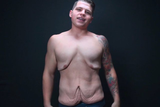 John David Glaude schudł 70 kg.