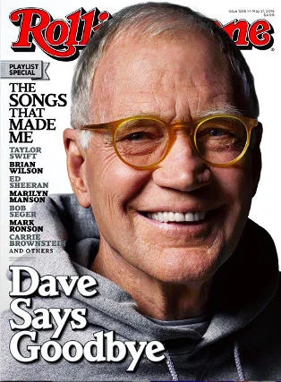 Niedawno na okładce magazynu był słynny showman David Letterman.