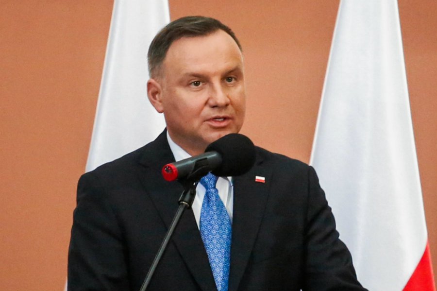 Andrzej Duda wystąpił na konferencji prasowej w związku z epidemią koronawirusa.
