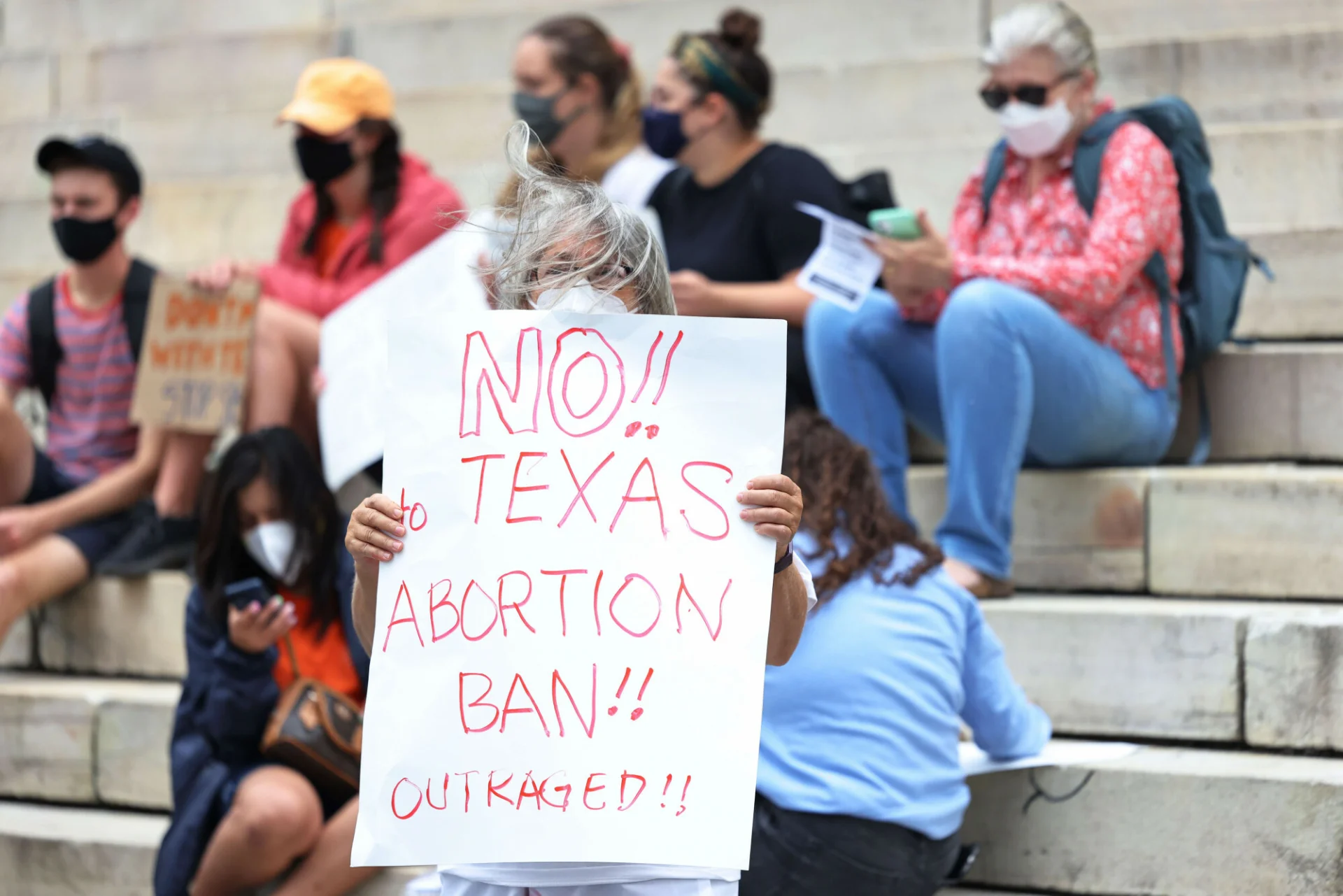 Przeciwko nowemu prawu antyaborcyjnemu protestowano w wielu częściach USA - także w Nowym Jorku.