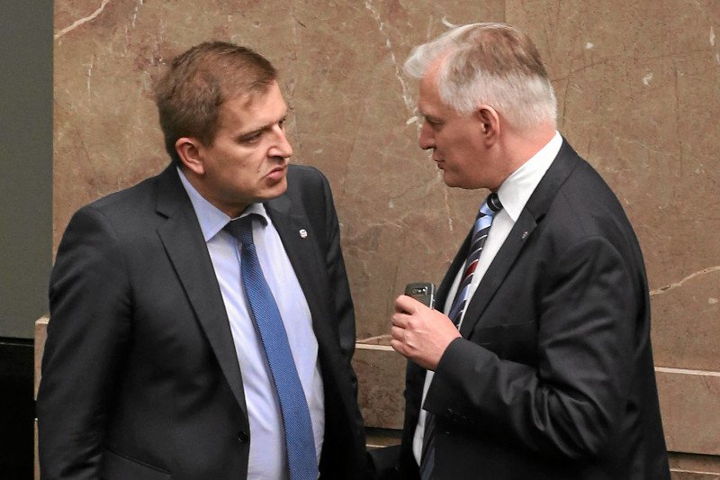 Arłukowicz i Gowin: niegdyś koledzy z rządu, dziś nie szczędzą sobie złośliwości.