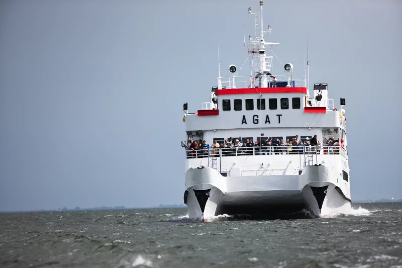 Impreza Big Boat Party z 12 lipca odbywała się na pokładzie katamaranu "Agat" należącego do Żeglugi Gdańskiej.