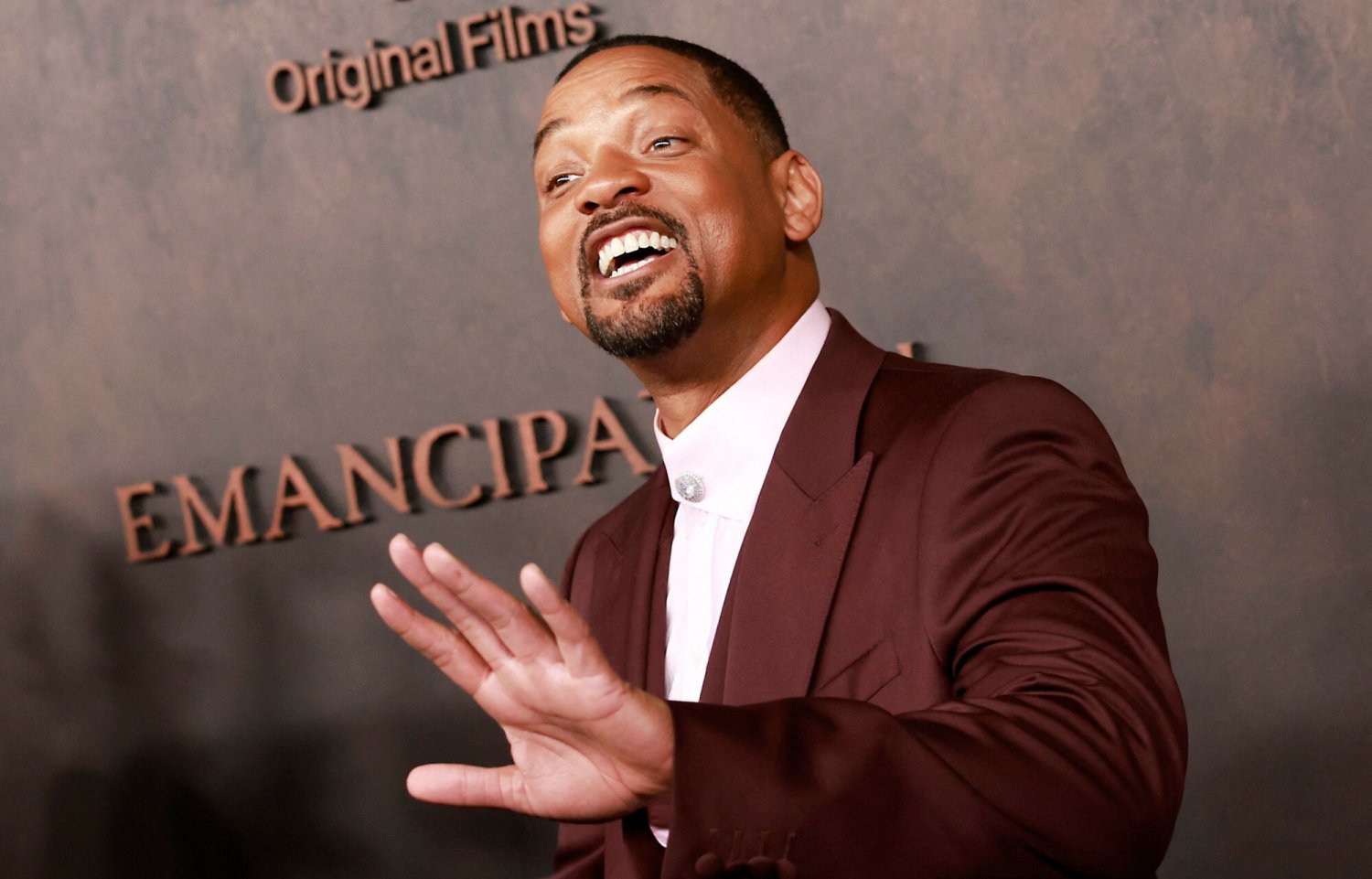 Will Smith na premierze filmu "Emancipation" produkcji Apple Original Films, Kalifornia 2022 rok.