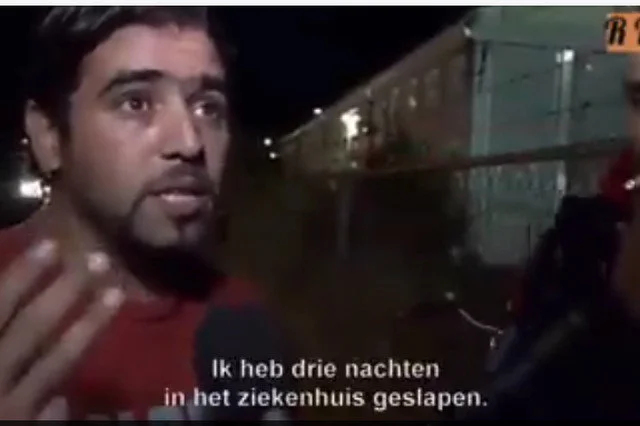 Ten imigrant wywołał ogromną dyskusję wyznając w telewizji , że przez brak seksu w obozie ma spuchnięte jądra.