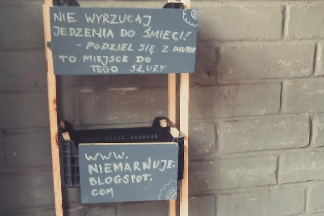 Regał na marnowaną żywność