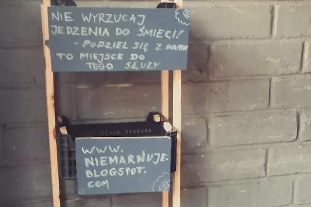 Regał na marnowaną żywność