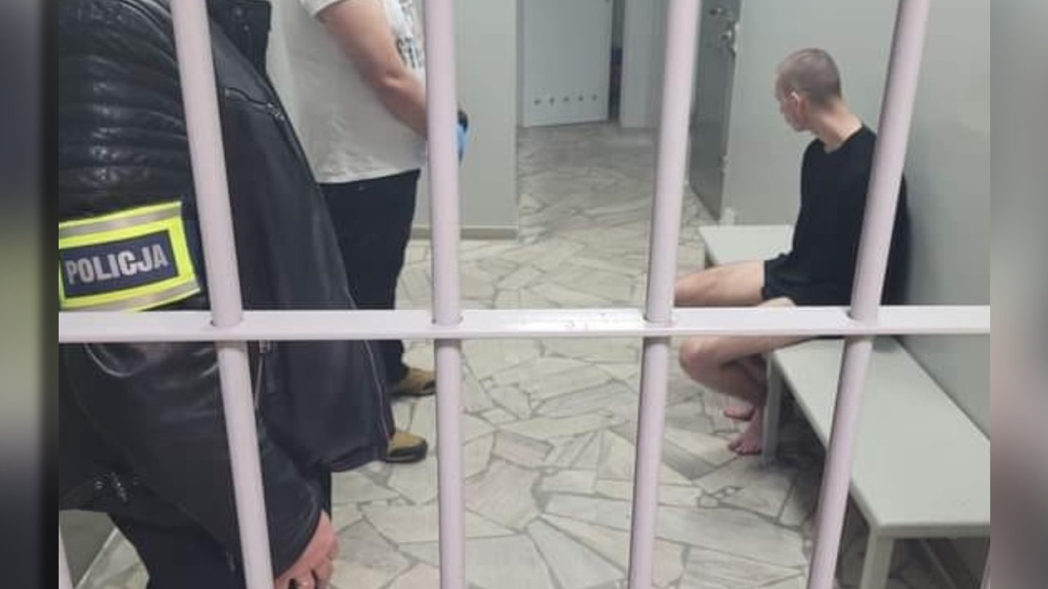 Marcin W. w policyjnym areszcie