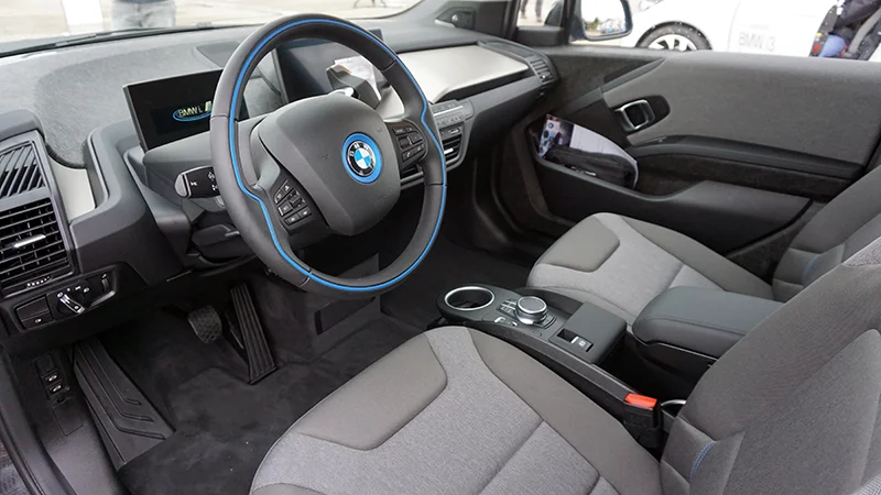 Wnętrze BMW i3.