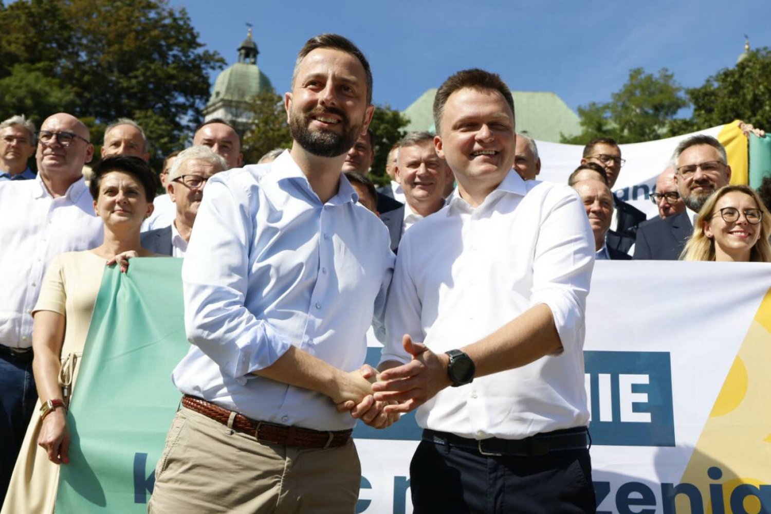 Władysław Kosiniak–Kamysz i Szymon Hołownia.