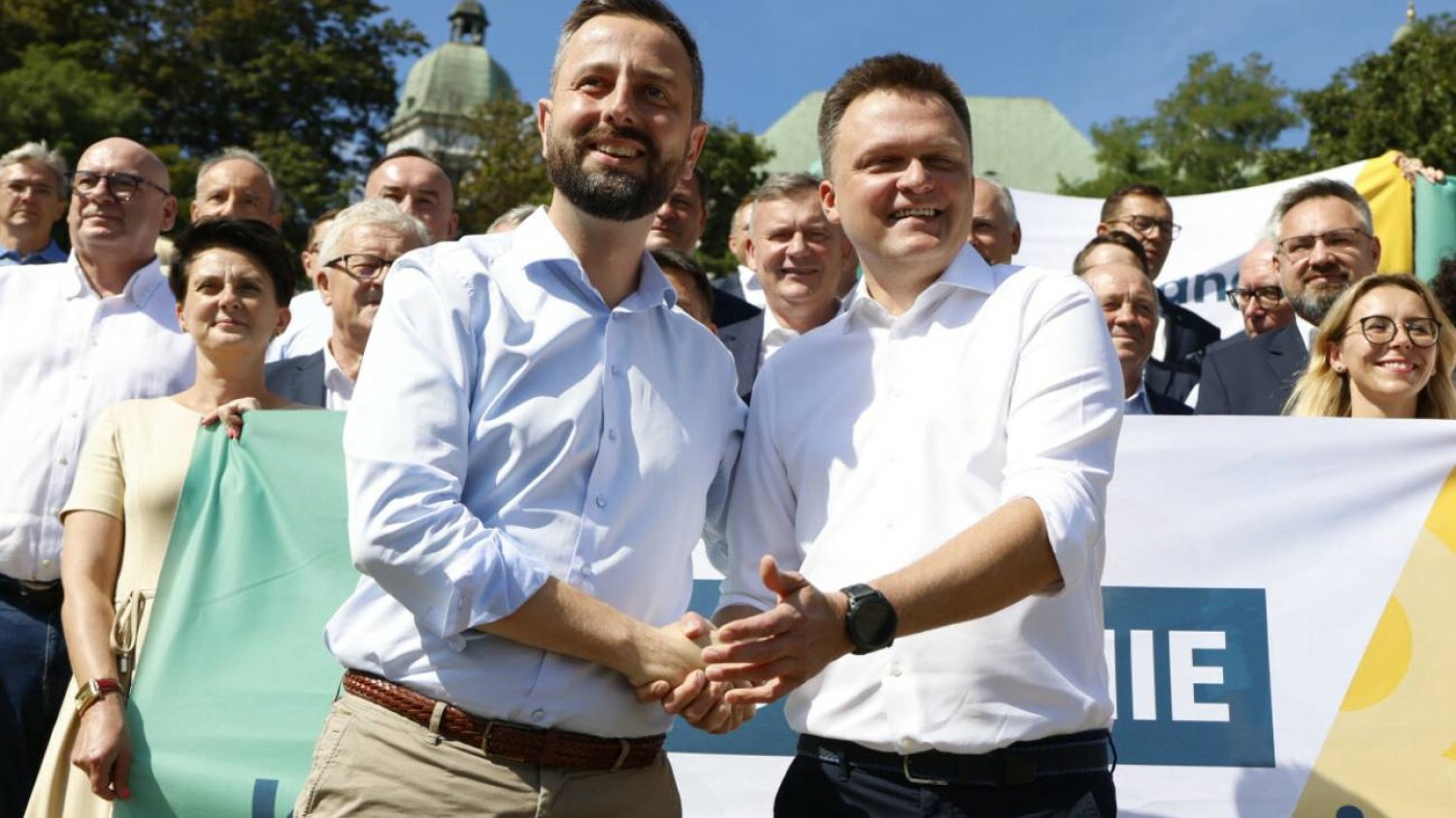 Władysław Kosiniak–Kamysz i Szymon Hołownia.
