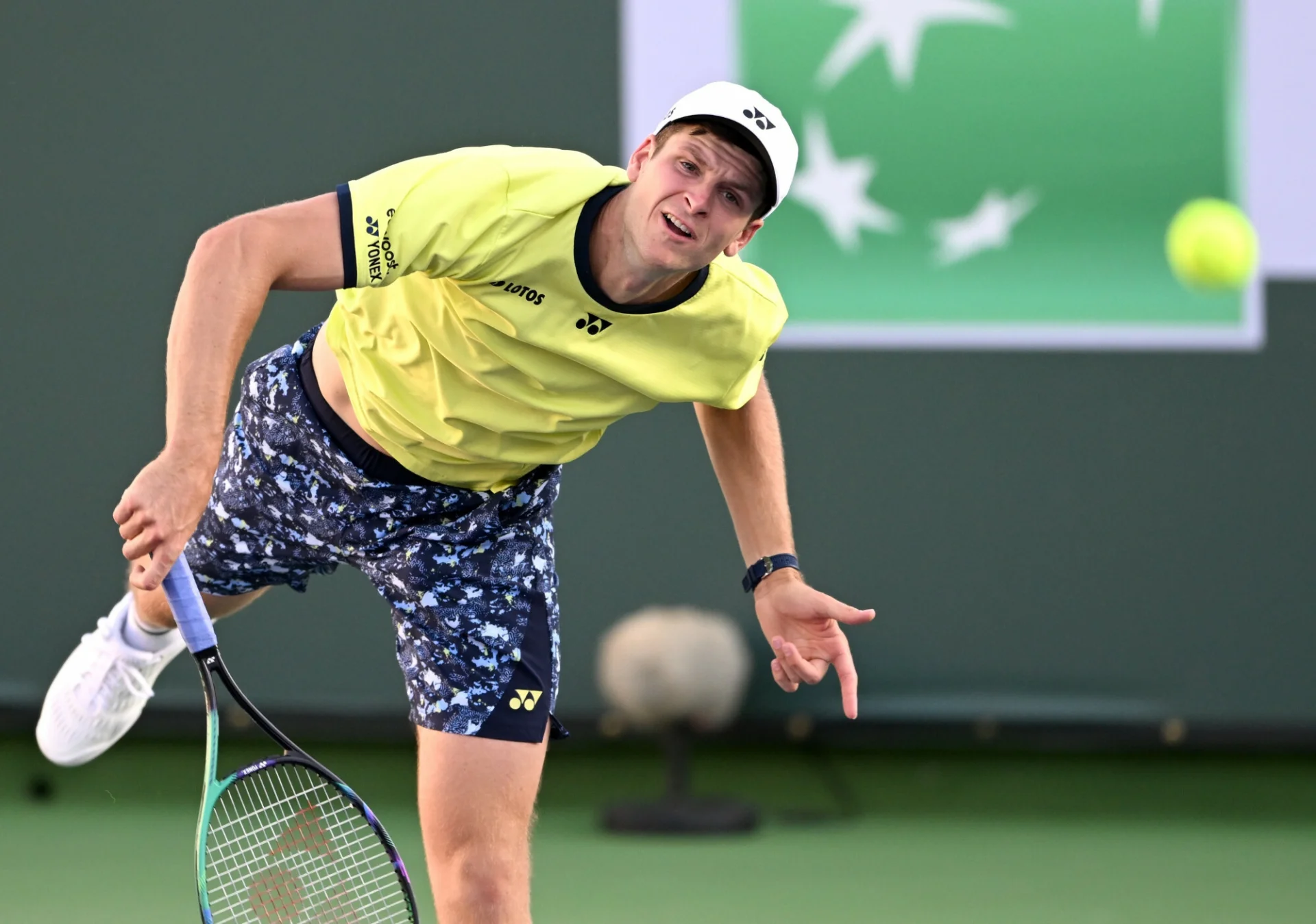 Hubert Hurkacz nie zagra w ćwierćfinale w Indian Wells, ograł go Rosjanin Andriej Rublow
