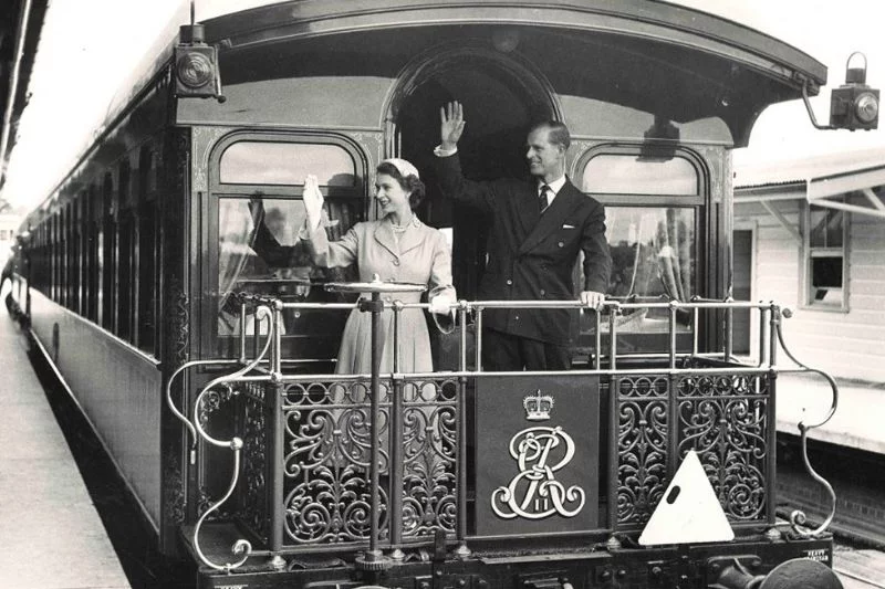 Królewska wizyta w Australii w 1954 roku.