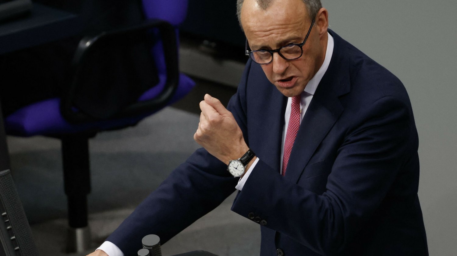 Landydat na kanclerza Friedrich Merz z CDU.